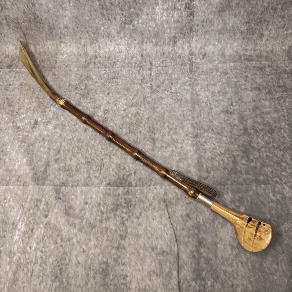 VIntage Golf Club Shoe Horn Long Handle MCM Bamboo Style